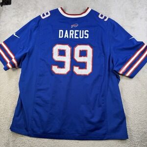 Nike Buffalo Bills Marcell Dareus Jersey Mens 4XL Blue #99 NFL